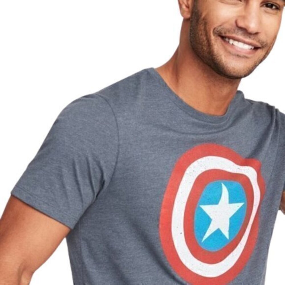 [Marvel] Captain American Short Sleeve Shirt - Size XL